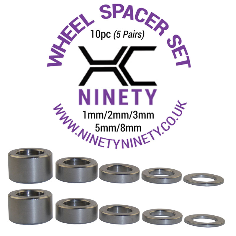 ALLOY SPACERS FOR PUSH SCOOTER WHEEL BEARINGS AXLES MINI MAXI MICRO 10mm 